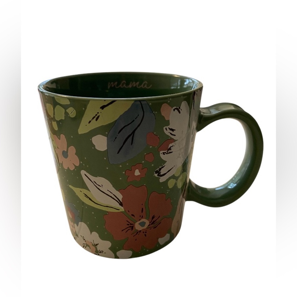 Threshold Green Floral Mug